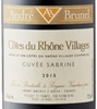 15 Cotes Du Rhone Villages Sabrine (La Cerise 2015